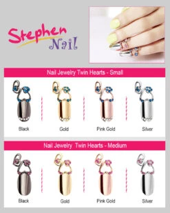 Stephen Nail Jewelry Twin Hearts (Medium-Silver) -Best Wig Outlet Store 4 8Pro TwinHearts 07