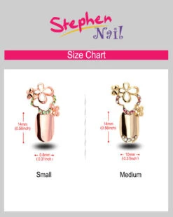 Stephen Nail Jewelry Clover (Small-Gold) -Best Wig Outlet Store 8 SizeChart Clover 01