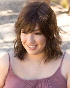 Braylen | Lace Front & Monofilament Synthetic Wig By Amore 19 Braylen | Lace Front & Monofilament Synthetic Wig By Amore -Best Wig Outlet Store AM2581 Braylen Ginger Brown 2