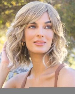 Braylen | Lace Front & Monofilament Synthetic Wig By Amore 12 Braylen | Lace Front & Monofilament Synthetic Wig By Amore -Best Wig Outlet Store AM2581 Braylen Ice Blond Cover