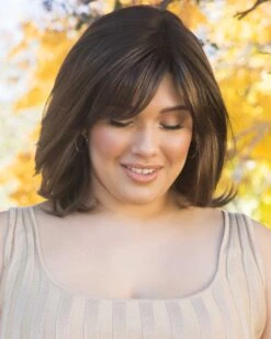 Levy (Exclusive) | Monofilament Synthetic Wig By Amore 7 Levy (Exclusive) | Monofilament Synthetic Wig By Amore -Best Wig Outlet Store AM2582 Levy Kandy Brown R 01