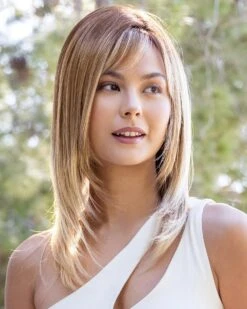 Arden | Lace Front & Monofilament Top Synthetic Wig By Amore -Best Wig Outlet Store AM2584 Arden MeltedCaramel S 4004edc1 a2d3 49ea 90af a69dc61d4974