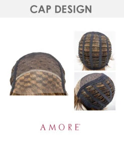 Arden | Lace Front & Monofilament Top Synthetic Wig By Amore -Best Wig Outlet Store AM Bay Arden Cap