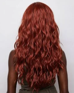 Brooklyn (Exclusive) | Lace Front & Monofilament Part Synthetic Wig By Alexander -Best Wig Outlet Store AX1034 Brooklyn HennaRed R B