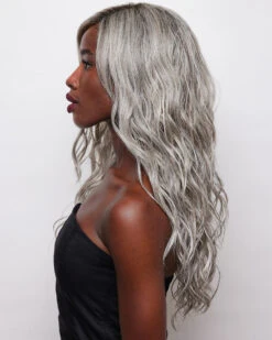 Brooklyn (Exclusive) | Lace Front & Monofilament Part Synthetic Wig By Alexander -Best Wig Outlet Store AX1034 Brooklyn SilverBrown MR S 034a04d7 7dd4 4ad4 9f6c d6206ce944e0