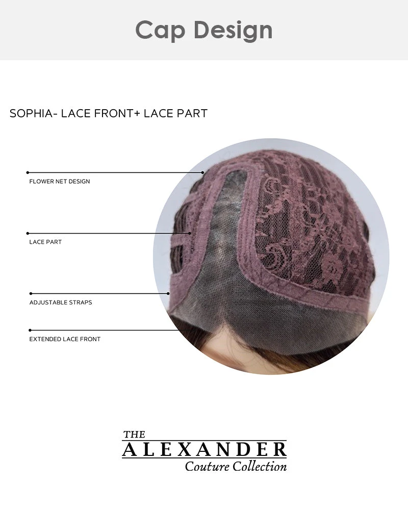 Sophia | Lace Front & Monofilament Part Synthetic Wig By Alexander 12 Sophia | Lace Front & Monofilament Part Synthetic Wig By Alexander - Image 12