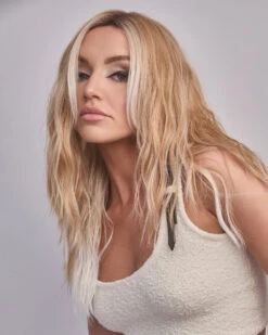 Roxie (Exclusive) | Lace Front & Monofilament Part Synthetic Wig By Alexander -Best Wig Outlet Store AX1042R Roxie PeachesAndCream F