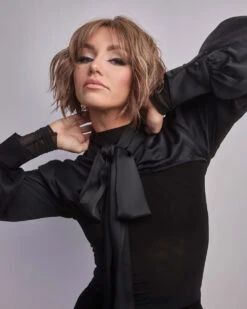 Rosanna (Exclusive) | Lace Front & Monofilament Part Synthetic Wig By Alexander 20 Rosanna (Exclusive) | Lace Front & Monofilament Part Synthetic Wig By Alexander -Best Wig Outlet Store AX1045 Rosanna CaramelSwirl FS 1092d298 a4e8 4813 b1f4 4ace7f0392ab