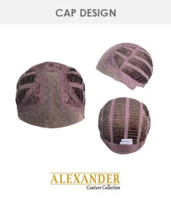 Harriet | Lace Front & Monofilament Part Human Hair Wig By Alexander -Best Wig Outlet Store AX Harriet Caps