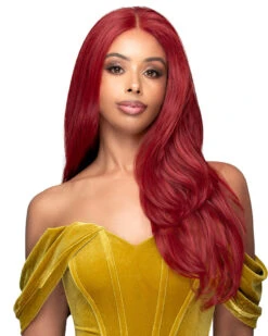 Lauren | Lace Front Human Hair Blend Wig By Bobbi Boss -Best Wig Outlet Store BBFLB002 Lauren F2
