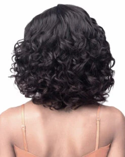 Seraphina | Lace Front Human Hair Wig By Bobbi Boss -Best Wig Outlet Store BBMHLF439 Seraphina Natural back