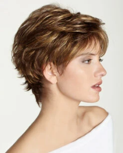Frisco | Monofilament Synthetic Wig By Dream USA -Best Wig Outlet Store DRUS190 Frisco side Cola N Cream