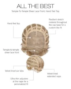 All The Best | Lace Front & Monofilament Synthetic Wig By Gabor -Best Wig Outlet Store EG31059 AllTheBest Cap