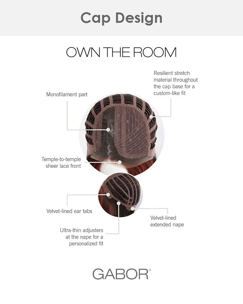 Own The Room-Large | Lace Front & Monofilament Part Synthetic Wig By Gabor 11 Own The Room-Large | Lace Front & Monofilament Part Synthetic Wig By Gabor - Image 11