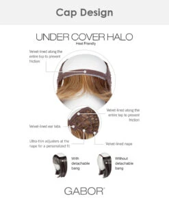 Under Cover Halo | Hair Piece By Gabor -Best Wig Outlet Store EG50013 UnderCoverHalo cap