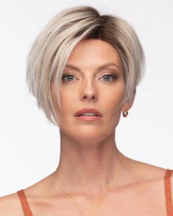 Vale | Monofilament Part Synthetic Wig By Estetica -Best Wig Outlet Store ES30077 Vale SilverSun RT8 M2