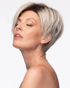 Vale | Monofilament Part Synthetic Wig By Estetica -Best Wig Outlet Store ES30077 Vale SilverSun RT8 S4