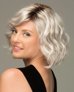 Violet | Lace Front Synthetic Wig By Estetica 16 Violet | Lace Front Synthetic Wig By Estetica -Best Wig Outlet Store ES31047 Violet SilverSun RT8 side2