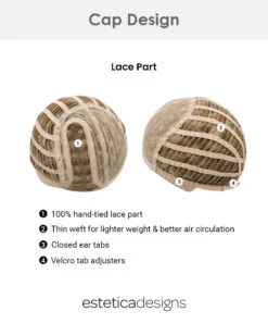 Vale | Monofilament Part Synthetic Wig By Estetica -Best Wig Outlet Store ES LacePart cap