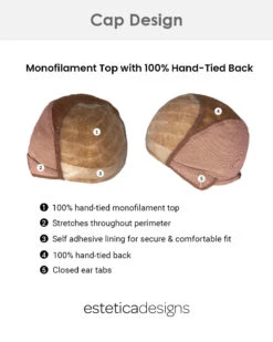 Emmeline | Monofilament Top Remy Human Hair Wig By Estetica -Best Wig Outlet Store ES MonoTopWith100HandTiedBack cap da020579 e4b9 4dbc 880c ffddf8a6304d