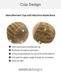 Emma | Monofilament Synthetic Wig By Estetica 13 Emma | Monofilament Synthetic Wig By Estetica -Best Wig Outlet Store ES MonoTopWithMachineMadeBack cap