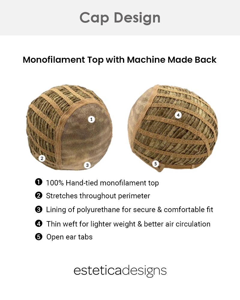 Emma | Monofilament Synthetic Wig By Estetica 7 Emma | Monofilament Synthetic Wig By Estetica - Image 7