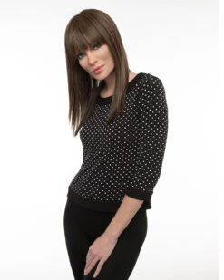 Taryn | Monofilament Human Hair Blend Wig By Envy -Best Wig Outlet Store EV30028 Taryn