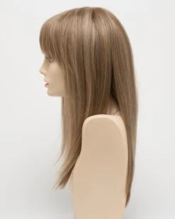 Taryn | Monofilament Human Hair Blend Wig By Envy -Best Wig Outlet Store EV30028 Taryn GingerCream side2