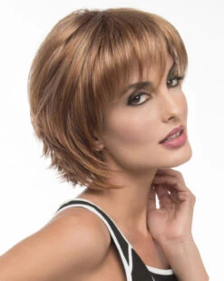 Delaney (Exclusive) | Lace Front & Monofilament Synthetic Wig By Envy -Best Wig Outlet Store EV31022 Delaney CreamedCoffee main 01