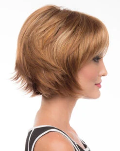 Delaney (Exclusive) | Lace Front & Monofilament Synthetic Wig By Envy -Best Wig Outlet Store EV31022 Delaney CreamedCoffee side2 01