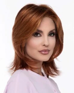 Rose (Exclusive) | Lace Front & Monofilament Synthetic Wig By Envy 16 Rose (Exclusive) | Lace Front & Monofilament Synthetic Wig By Envy -Best Wig Outlet Store EV31041 Rose LighterRed 1056