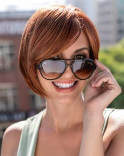 Kari | Lace Front & Monofilament Part Synthetic Wig By Envy -Best Wig Outlet Store EV31045 Kari LighterRed LS F