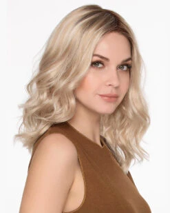 Molly | Lace Front & Monofilament Top Synthetic Wig By Envy 20 Molly | Lace Front & Monofilament Top Synthetic Wig By Envy -Best Wig Outlet Store EV31049R Molly SilkyBeige M2