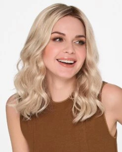 Molly | Lace Front & Monofilament Top Synthetic Wig By Envy 22 Molly | Lace Front & Monofilament Top Synthetic Wig By Envy -Best Wig Outlet Store EV31049R Molly SilkyBeige M4