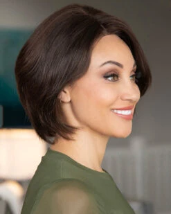 Amelia | Lace Front & Monofilament Human Hair Wig By Envy -Best Wig Outlet Store EV37008 Amelia DarkBrown S1