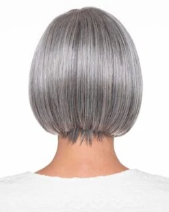 Tandi | Monofilament Crown Human Hair Blend Wig By Envy -Best Wig Outlet Store EV37017 Trandi MediumGrey back