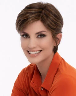 Paula (Exclusive) | Lace Front & Monofilament Top Human Hair Blend Wig By Envy -Best Wig Outlet Store EV37031 Paula ChocolateCaramel F2 338924ce adfa 4679 9cde 9a46c84b067c