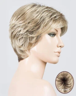 Estate Mono-Petite/Average | Lace Front & Monofilament Top Synthetic Wig By Ellen Wille -Best Wig Outlet Store EW31034PA EstateMono SandBlonde Rooted mq