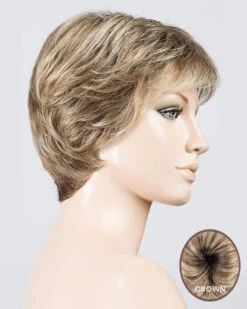 Estate Mono-Petite/Average | Lace Front & Monofilament Top Synthetic Wig By Ellen Wille -Best Wig Outlet Store EW31034PA EstateMono SandMulti Rooted mq