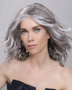 Mila Mono-Petite/Average | Lace Front & Monofilament Top Synthetic Wig By Ellen Wille -Best Wig Outlet Store EW31038PA MilaMono DarkGreyLighted F4