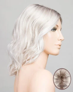 Mila Mono-Petite/Average | Lace Front & Monofilament Top Synthetic Wig By Ellen Wille -Best Wig Outlet Store EW31038PA MilaMono IceBlondeLighted mq