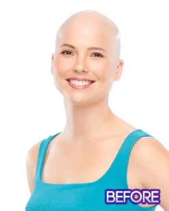 Courage-Petite/Average | Lace Front Monofilament Remy Human Hair Wig By Jon Renau -Best Wig Outlet Store Evolution Ashley Before 01