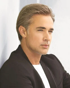 Sophistication | Average/Large Men's Lace Front & Monofilament Synthetic Wig By HIM 15 Sophistication | Average/Large Men's Lace Front & Monofilament Synthetic Wig By HIM -Best Wig Outlet Store HC64003AL Sophistication Side Lifestyle