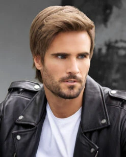 Edge | Average/Large Men's Lace Front & Monofilament Crown Synthetic Wig By HIM -Best Wig Outlet Store HC64005AL Edge Cover