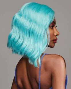 Blue Babe | Lace Front & Monofilament Part Synthetic Wig By Hairdo -Best Wig Outlet Store HD31005 BlueBabe Model2 S1