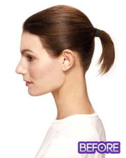 18 Inch Simply Straight Pony | (Wrap Around Pony) Hair Piece By Hairdo -Best Wig Outlet Store HD50003 WrapArd Pony 5 howto BEFORE