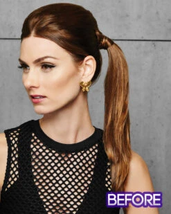 18 Inch Simply Curly Claw Clip Pony | Hair Piece By Hairdo -Best Wig Outlet Store HD50029 18inchSimplyCulryClawClipPony step1