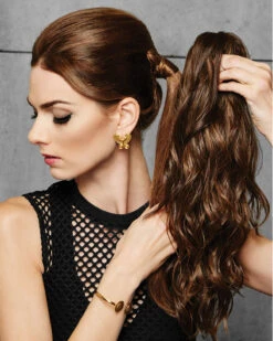 18 Inch Simply Curly Claw Clip Pony | Hair Piece By Hairdo -Best Wig Outlet Store HD50029 18inchSimplyCulryClawClipPony step2