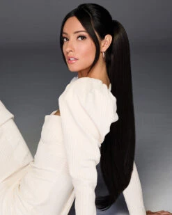 27 Inch Straight Cinch Pony | Hair Piece By Hairdo -Best Wig Outlet Store HD50042 27inStraightCinchPony model3 S2