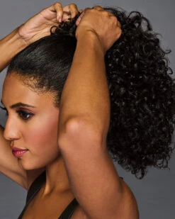 16 Inch Coily Cinched Pony | Hair Piece By Hairdo -Best Wig Outlet Store HD50044 16inCoilyCinchedPony Step3